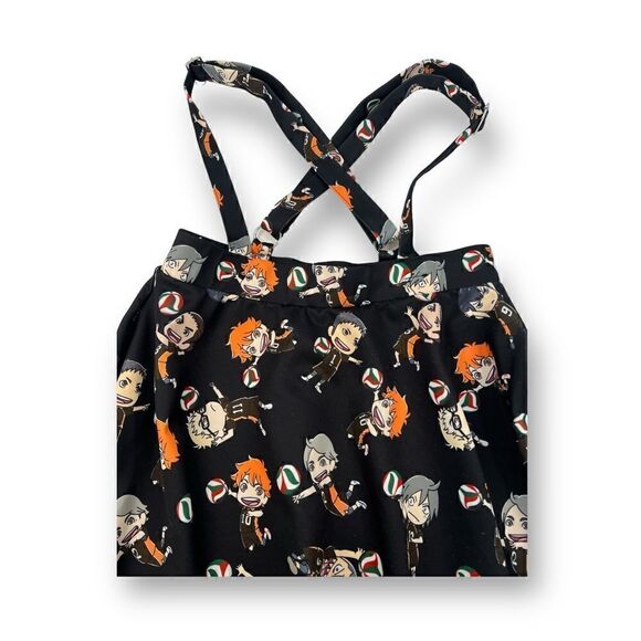 Hot Topic Haikyu Suspenders Skirt Size Medium - Picture 4 of 6